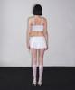VINAJ Lace Line Micro Short Skirt Cover-Up (White)
