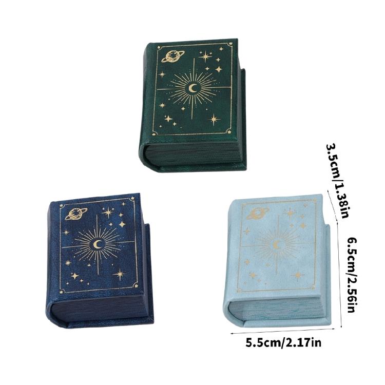 Anspruchsvolle Buch-inspirierte Schmuckschatulle Kompakte und Elegante Schmuckaufbewahrungsbox Behälter für Ringe und Accessoires