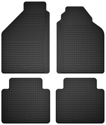 Gumové autokoberce, sada 4 kusů, univerzální pro: Minivan Lancia Musa (2004-2012)