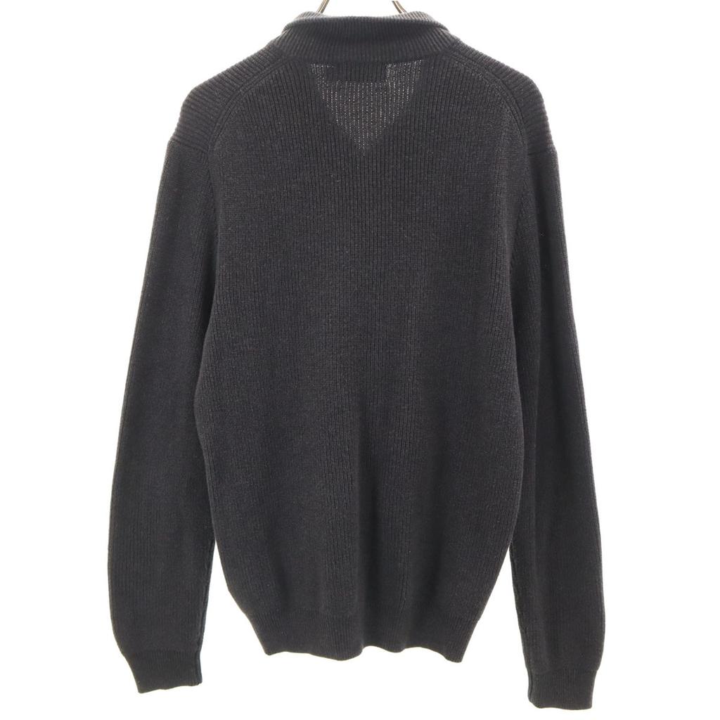 Polo Ralph Lauren Long Sleeve Zip Up Knit Cardigan M Gray Men's Used