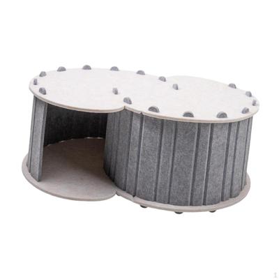 Hole Cat Cave Tunnel for Two Cats Indoor