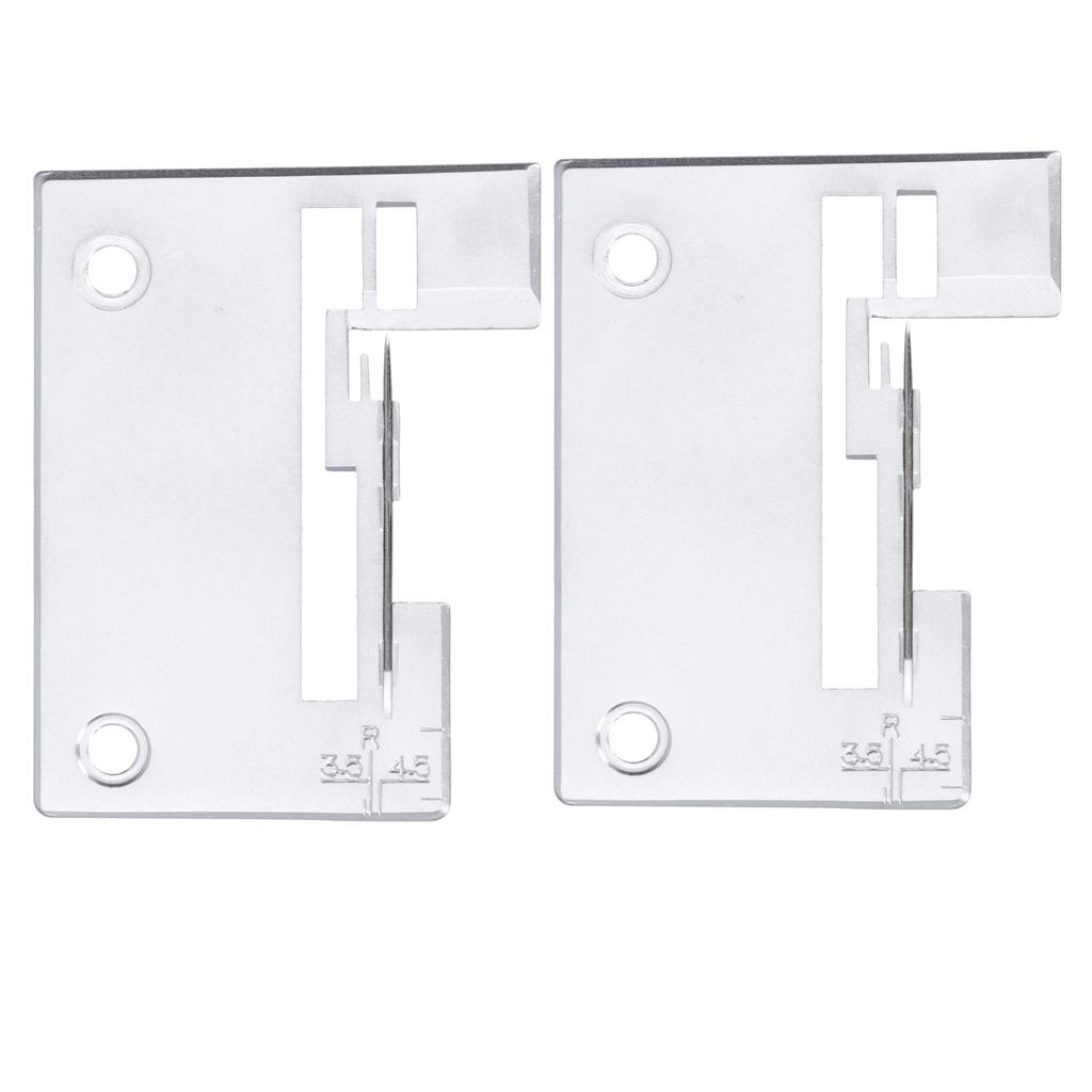 2 Stück Nadelplatte für SINGER Overlockmaschine Eisen Nadelbrett Ersatz Nähzubehör