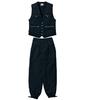 Series Vest and Long Knickers Set Tobi Size LL X Black [Toraichi] Toraichi/7460 (7460s611414) Workwear, Knickerbockers, Toraichi, Clothing, W85, 13