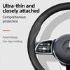 Suitable for Mercedes-Benz Ultra-Thin Breathable Leather Steering Wheel Cover Suitable for E Class S C a Glc Suv Eqc Gle Gla Eqe Amg Eq C63 E63 