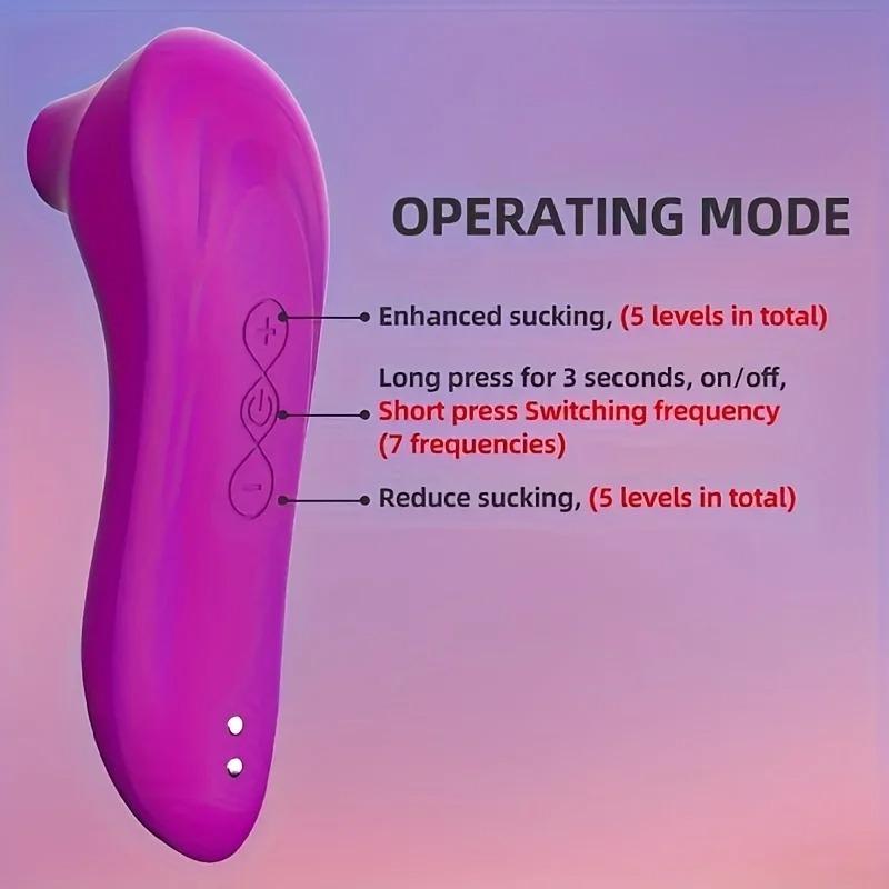 Leistungsstarke Sauger Klitoris Saugen Vibrator Weibliche Klitoris Nippel Oral Vakuum Stimulator Massage Sex Spielzeug Erwachsene Waren für Frauen