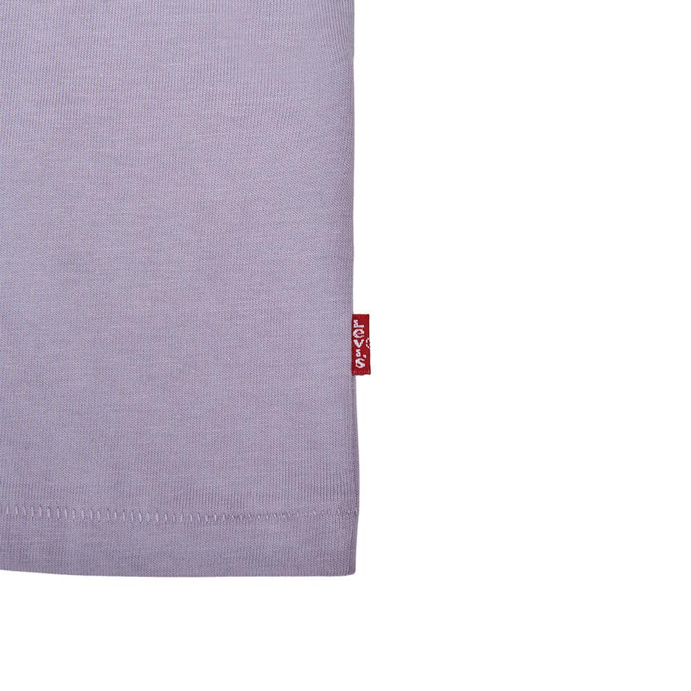 Levis Letter Logo Printed Round Neck Pullover Short Sleeve T-Shirt Women T-Shirt Purple 0019G-0001