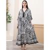 Printed Dress Loose A Pendulum Dress Beach Blouse Holiday Dress