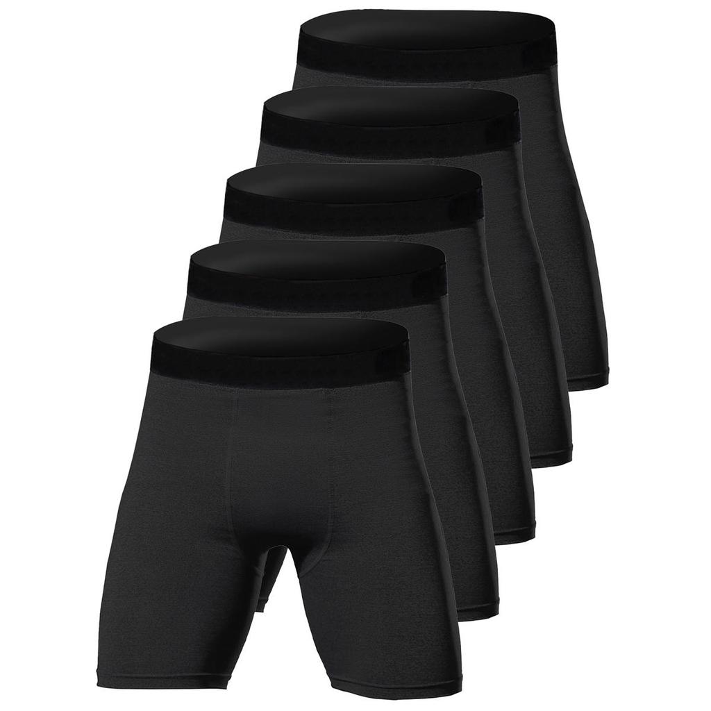 1/2/3/4/5er-Pack Kompressionsshorts für Herren, Performance-Spandex, für Sport, Workout, Laufen, Unterwäsche