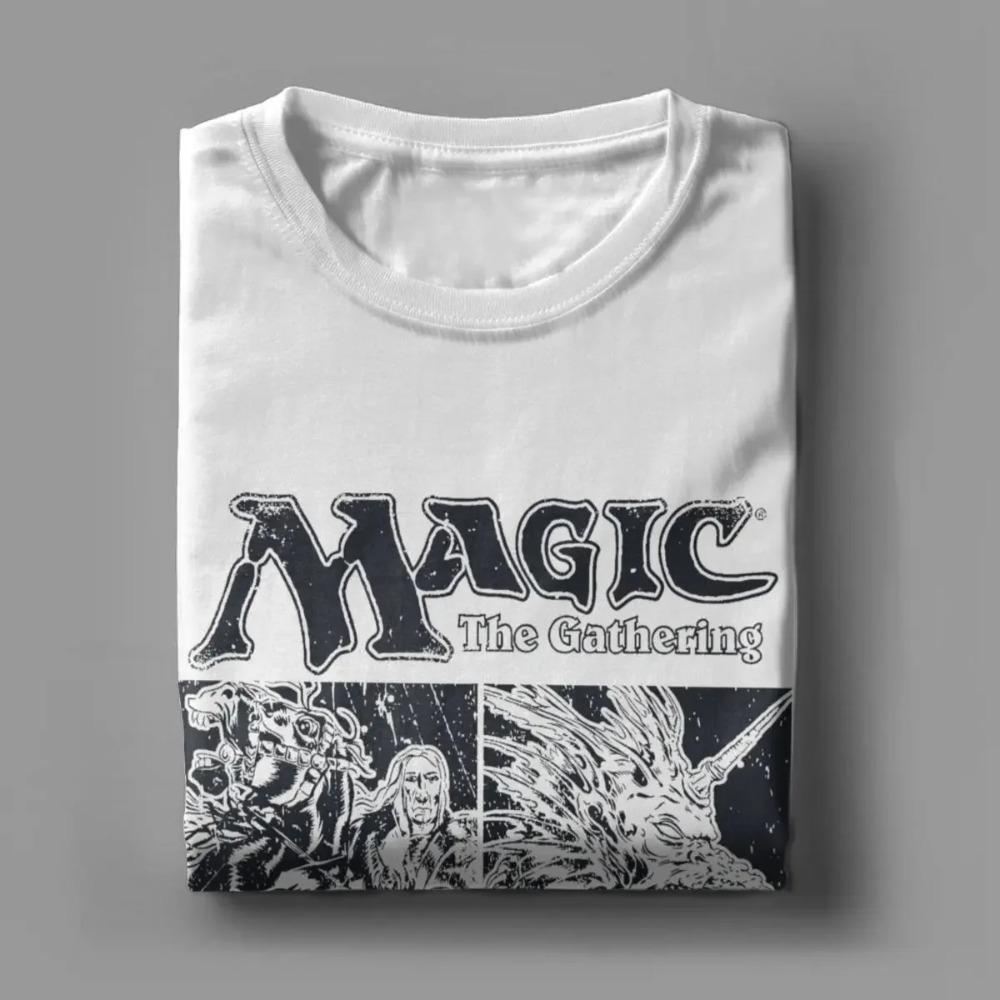 Games Gathering MTG T-Shirts for Men Creature Box Up Vintage Cotton Tees O Neck Short Sleeve T Shirts Plus Size Merch