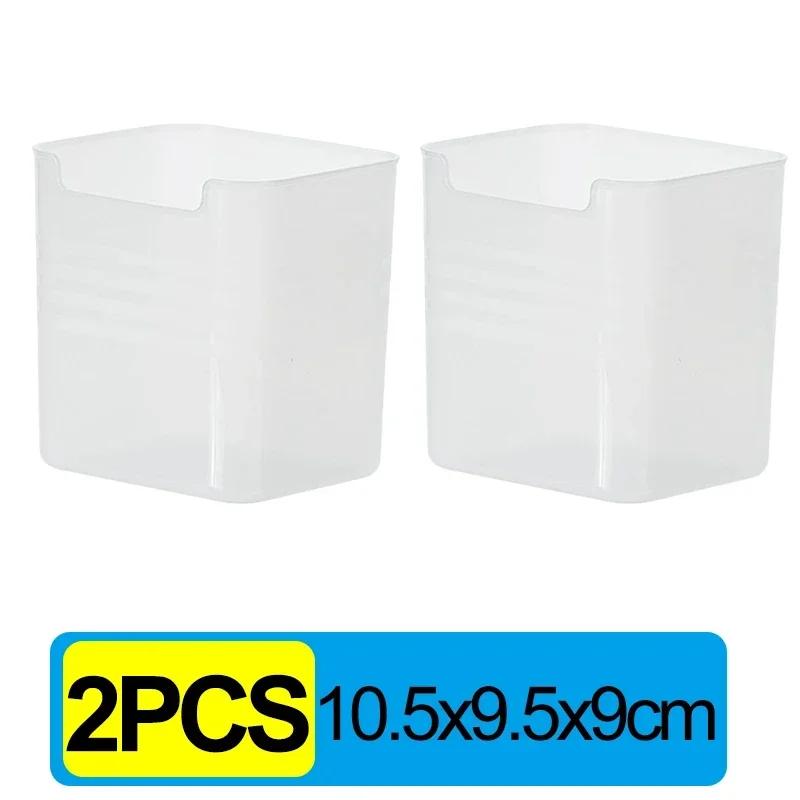 10/1pcs Clear Refrigerator Storage Box Kitchen Fresh-keeping Boxes for Vegetable Fruits Fridge Side Door Containers Organizer