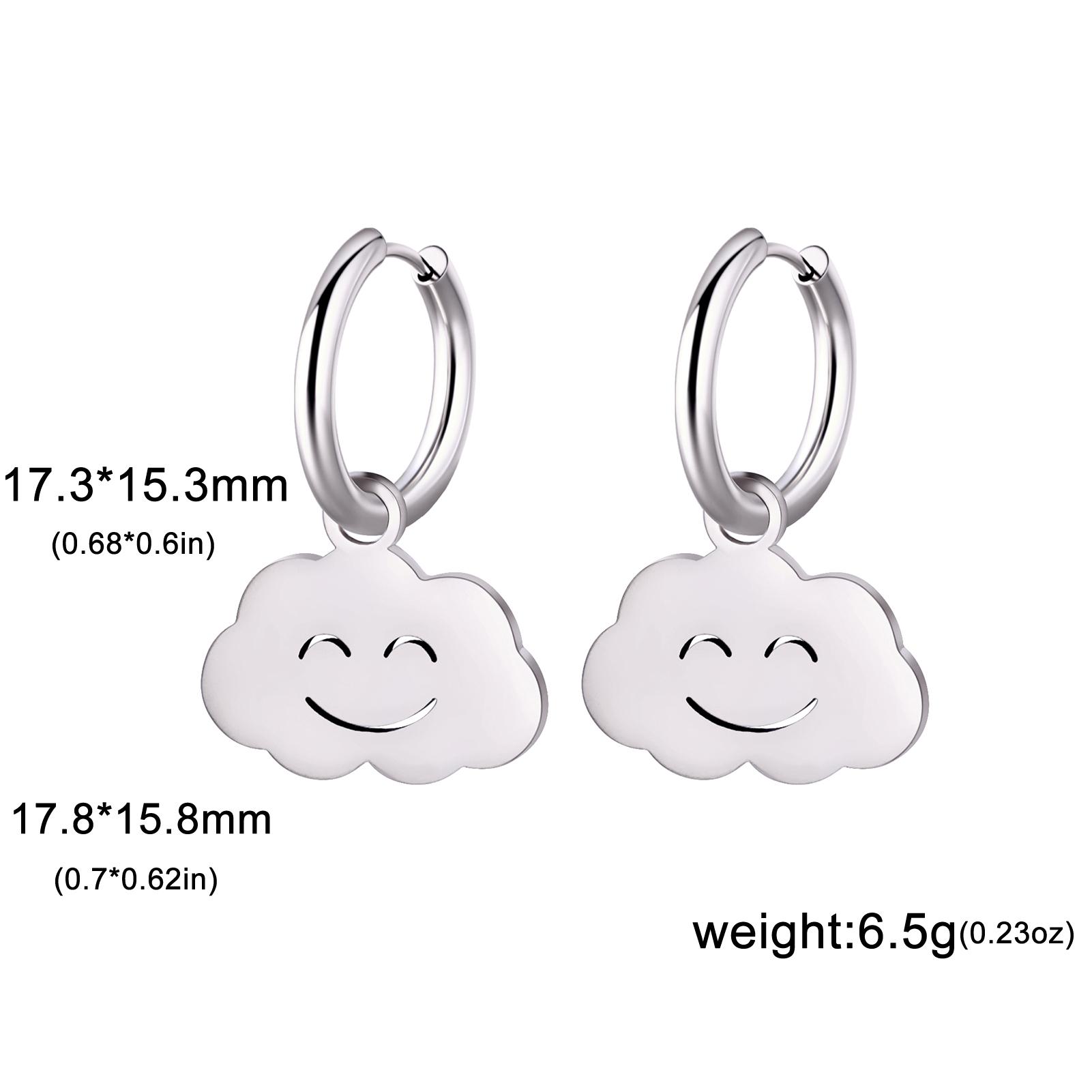 

Lemegeton Heart Hoop Earrings Stainless Steel Female Jewelry Gold Color Ear Accessories Gift for Mom Girlfriend 2026 Hot Sell