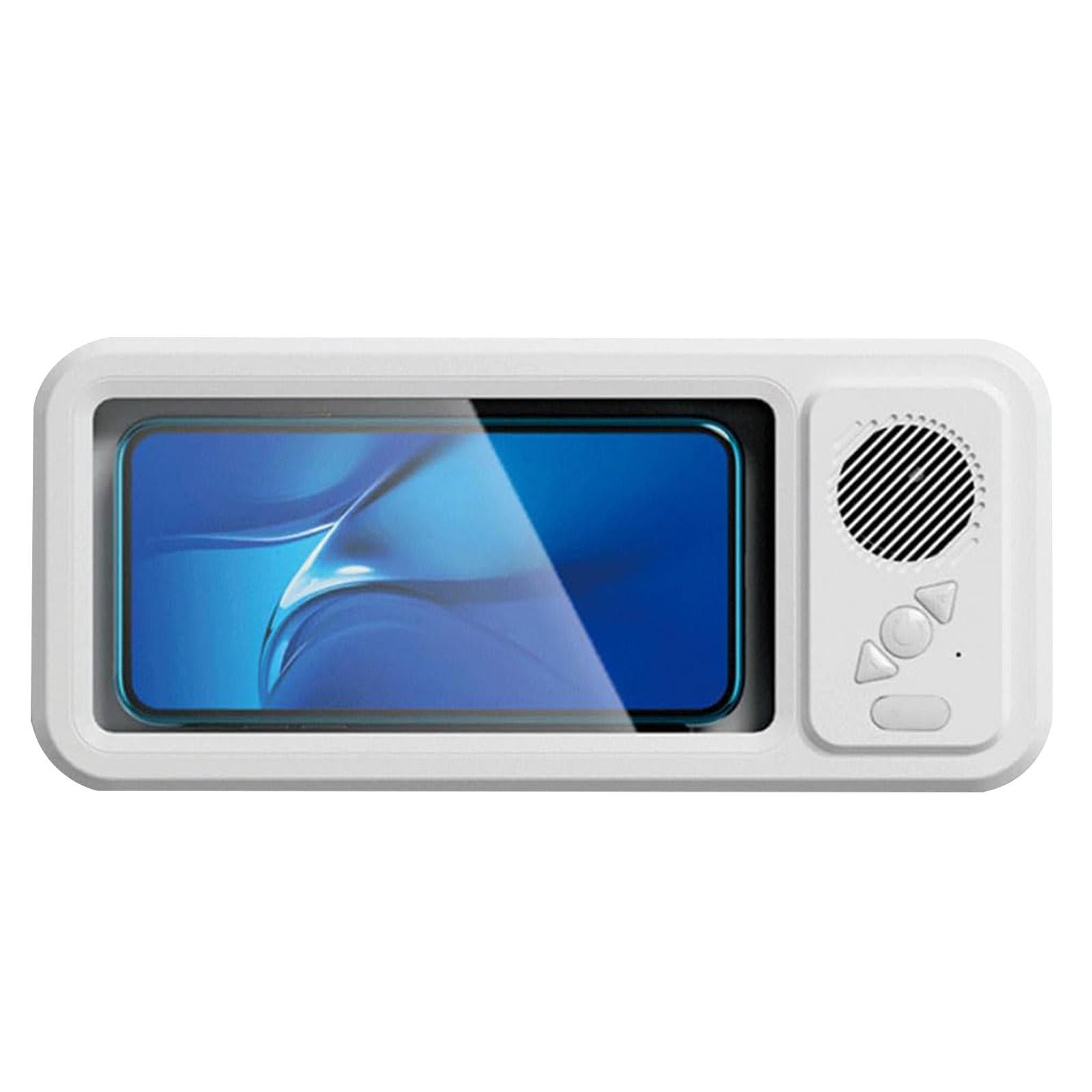 

Чехол для мобильного телефона со встроенным динамиком, вращающееся на 480 градусов настенное крепление, сенсорное крепление для мобильного телефона для душа, динамик на присоске, беспроводная зарядка One Size