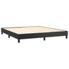 vidaXL Boxspringbettgestell Schwarz 180x200 cm Kunstleder
