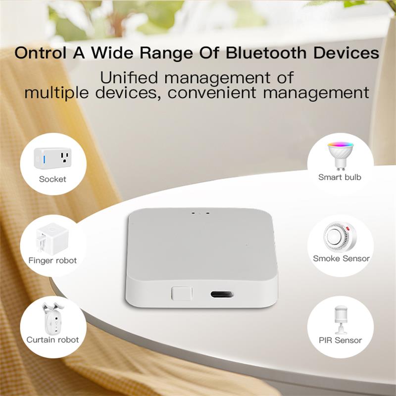 Passerelle Bluetooth Tuya Hub Pont Maison Intelligente Support Fingerbot Appareil Bluetooth Tuya Contrôle à Distance Application Smart Life Pont Maillé