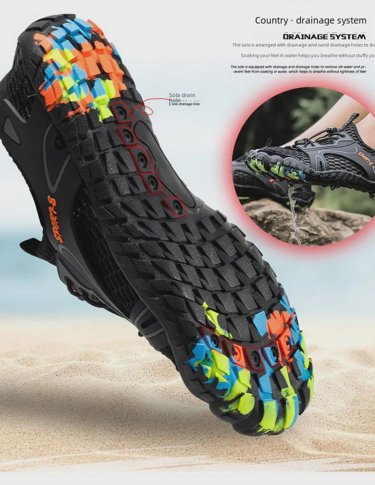 Men's Quick-Dry Sports Sandals: Ideal for Summer, Swimming, Fishing, and Beach Adventures.