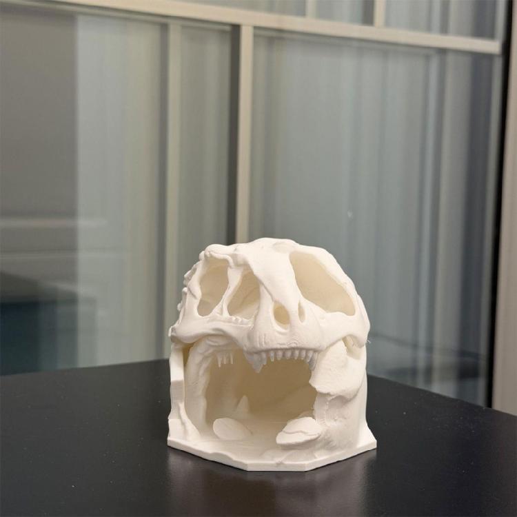 3D Printed Reptiles Hide Cave Tyrannosaurus Skull Ornament Geckos Lizards Snake Shelter Ice Cave Reptiles Hideouts for Fish Tanks Accessories