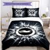 Brighton & Hove Albion Football Printed 3 Pieces Bedding Set, Comfortable Skin Friendly Bedroom Duvet Cover Set