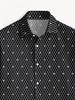 New Men'S Fashion Print Shirt with a Easy Pattern, Stylish Casual Long-Sleeve Button-Up Shirt Suitable
