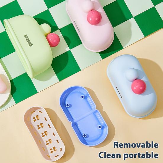 Cestovní pouzdro na mýdlo Držák Podnos na mýdlo ve tvaru dortu Dekorativní miska na mýdlo Přenosná nádoba na mýdlo pro kempování Tělocvičnu Koupelnu