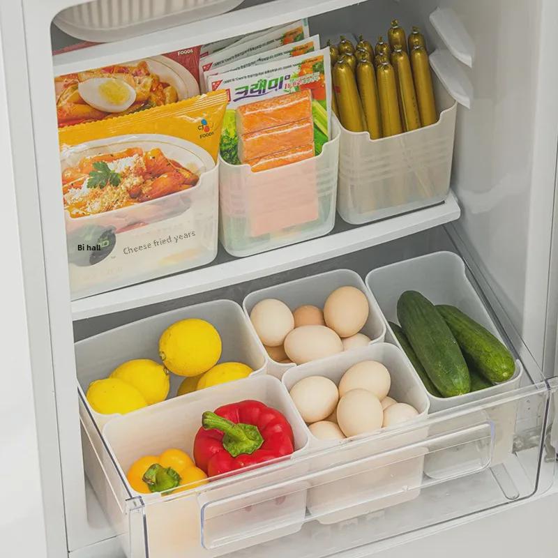 Japanese Style Transparent Food-Grade Refrigerator Storage Box