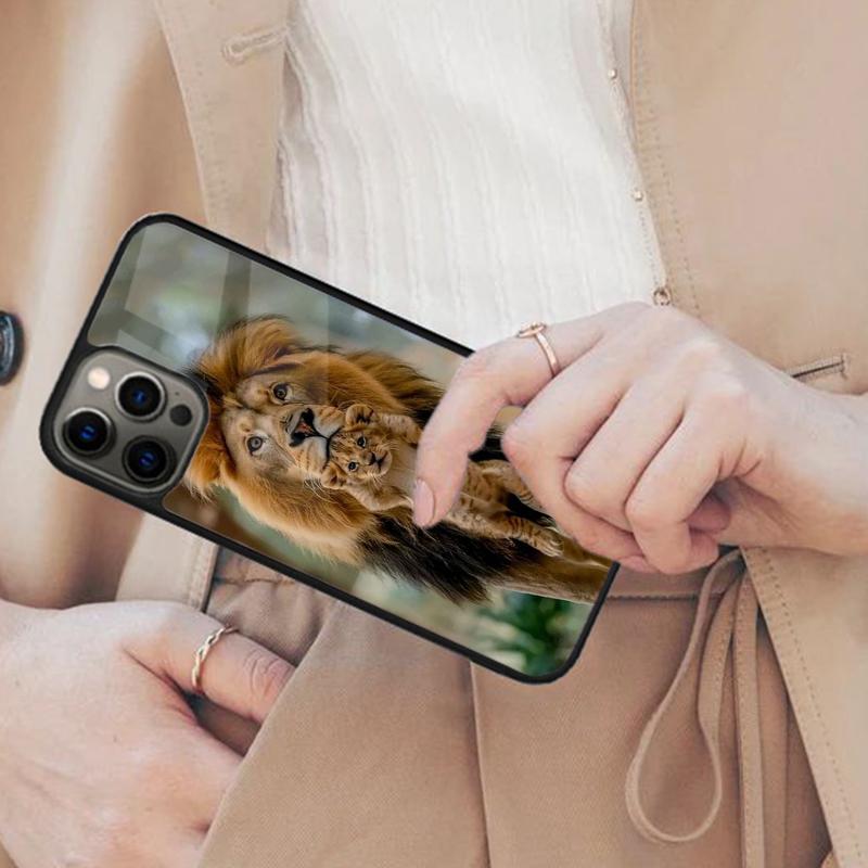 

Lion Lioness Nature Magnetic Phone Case For APPLE iPhone 17 Air 16 14 13 12 Pro Max 15 Plus Wireless Charge With MagSafe Cover iPhone 13mini