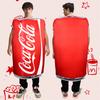 Inflatable Adult Cocacola Suit Cosplay Fancy Dress Costume Party Gift Halloween