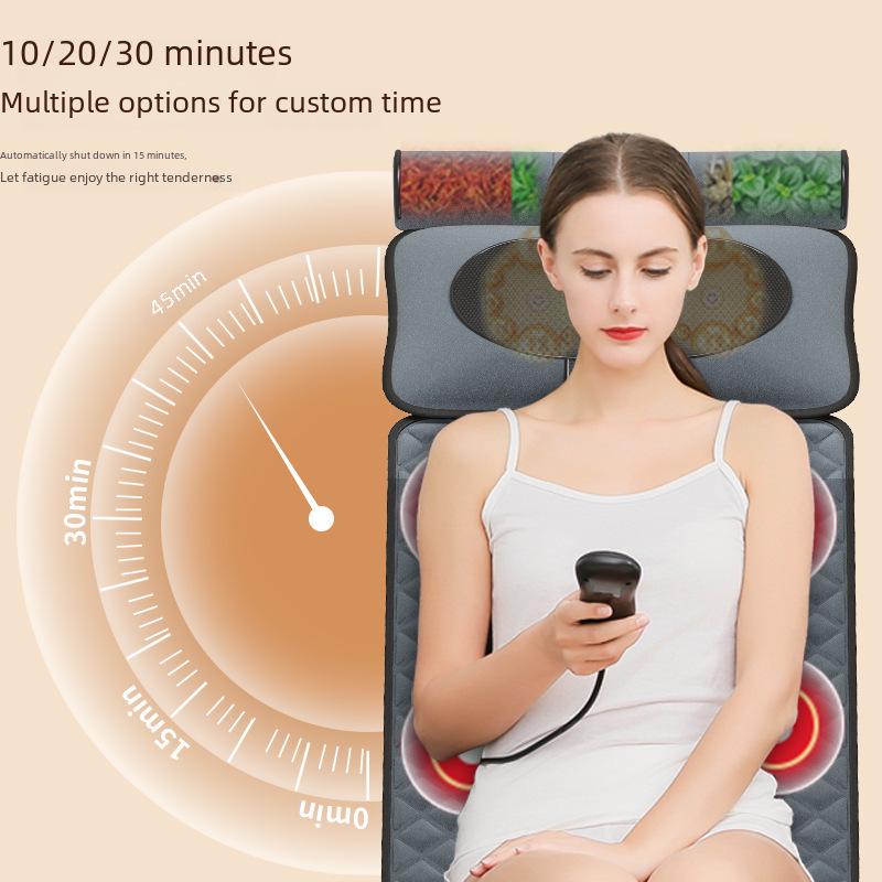 Multifunctional Full-Body Massage Mattress with Airbag Vibration & Heating