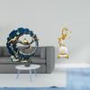 Figurine Craft Knick Knack Resin Horse Statue Collection Tabletop Animal Sculpture for House Bedroom