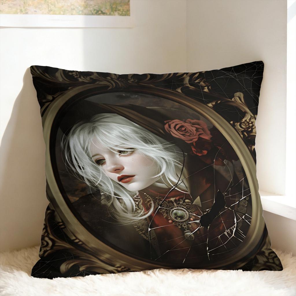 Game Bloodborne Hunter mark Pillow Case  Comfy Pillow Cover Kawaii Cushion Cover For Office Car Home Decor