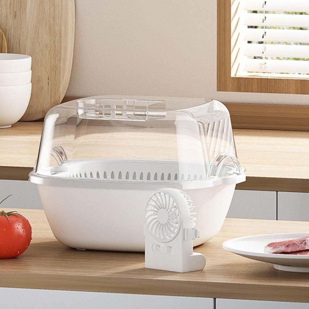 Removable Food Preservation Defroster Ultraviolet Drain Basket Household Meat Defroster Fruits