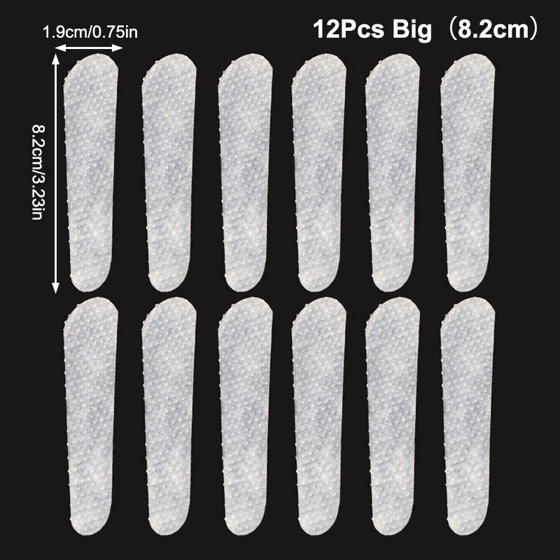 6/12Pcs Transparent Anti-Slip Silicone Patches For Bag Straps Convenient Durable Reusable Backpack Non-Slip Patch Resistant Pad