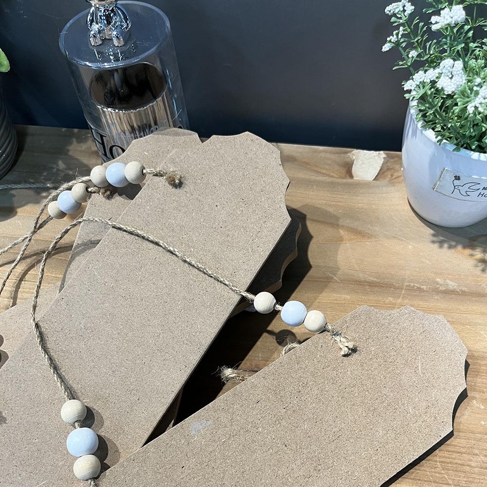 Nordic Wooden Welcome Door Sign with Bow - Entrance Home Decoration