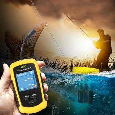 Přenosný sonarový rybí detektor Rybářská návnada Echo sounder Rybí detektor Alarmový senzor Jezerní rybolov