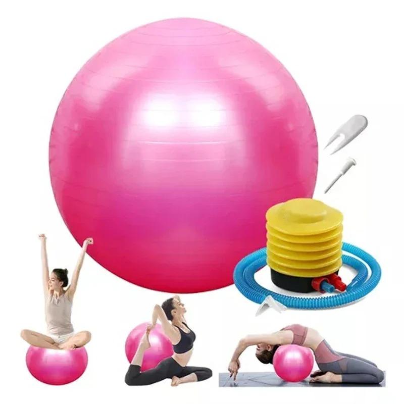 65/75/85Cm Yoga Ball for Fitness Balance Pregnancy Pilates Stress Relief Home Gym Equipment