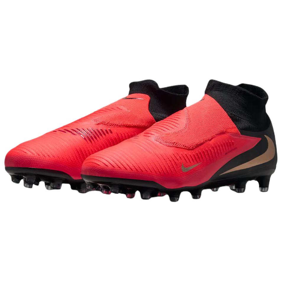 Nike Phantom 6 High Pro Artificial-Grass Bright Crimson Black Blur Unisex Cleats Red IV6174-600