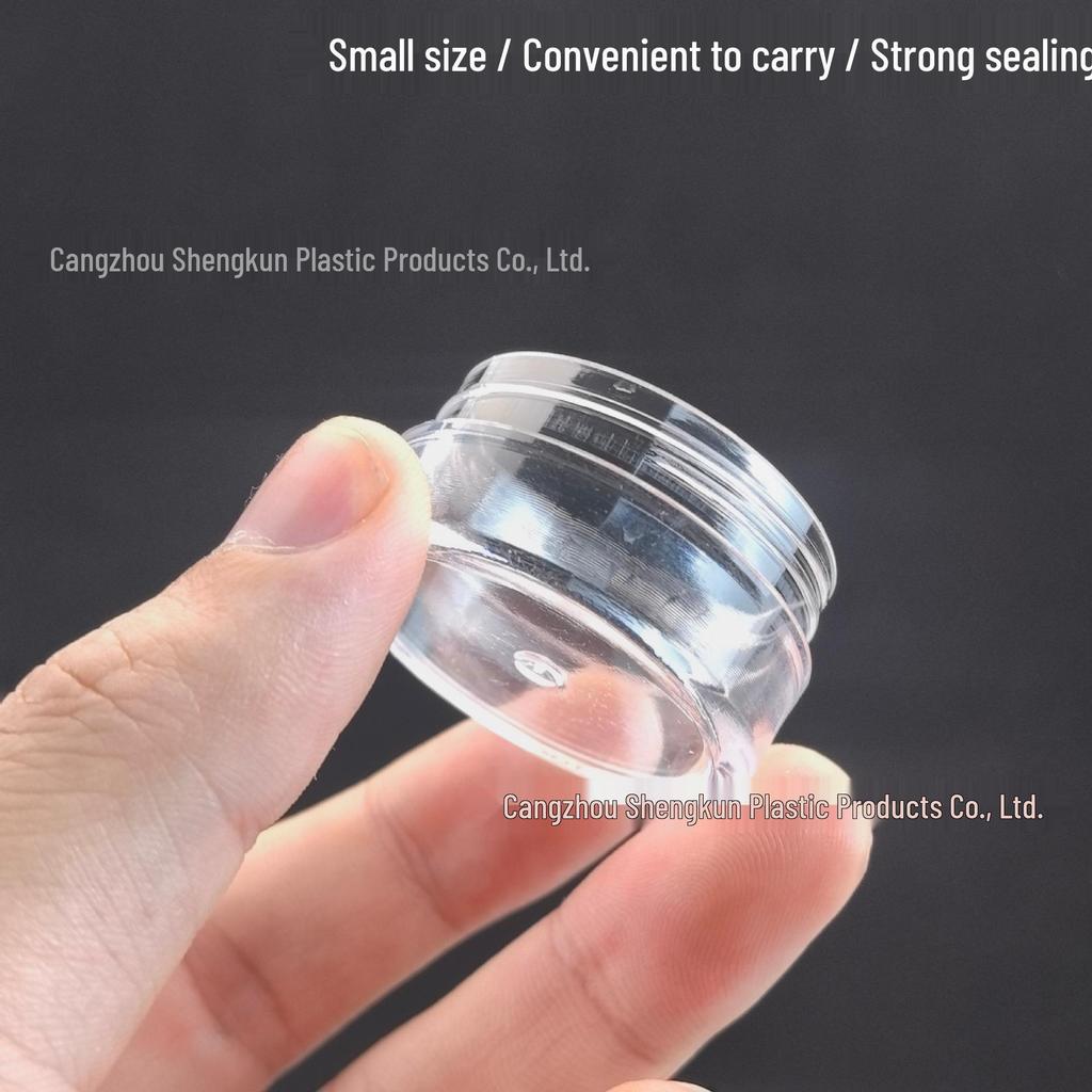 3/5/10/15g Cosmetic Refill Bottles for Cream and Lotion Sample Sizes