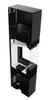 Wood burning steel stove KRATKI REN/M right Ø 150 7 kW self closing door