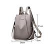 Fashion Nylon Solid Color Lightweight Waterproof Large Capacity Detachable Shoulder Strap Multi Functional Women's Backpack
