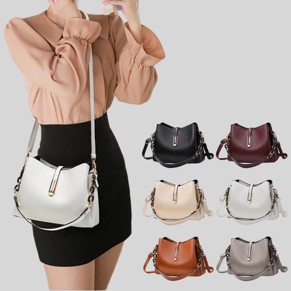 Shoulder Bag for Shoulder Crossbody with Zipper [Welltude] Women, Handbag, Bag, Bag, 2-way, Self-supporting, (black)