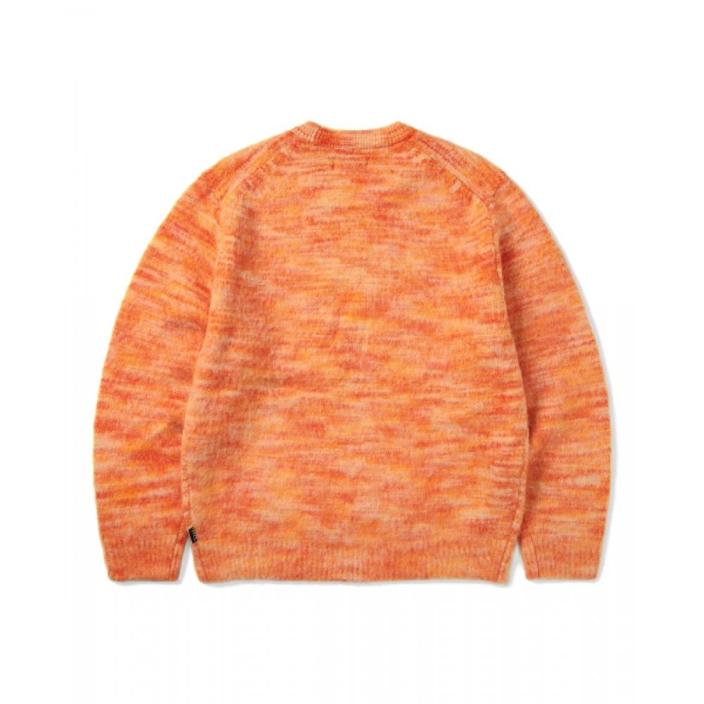 Thisisneverthat Static Knit Sweater Orange