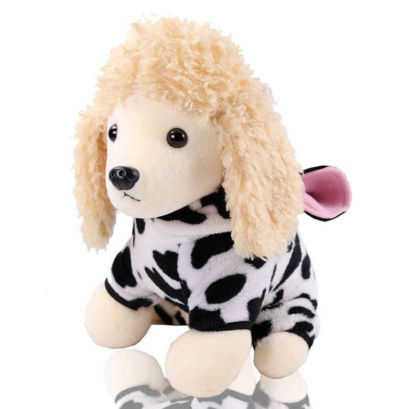 

Одежда для собак из коровьей шерсти, теплая толстовка с капюшоном, очень маленькая одежда для собак, милая одежда для домашних животных, одежда для четвероногих собак, одежда для кошек L