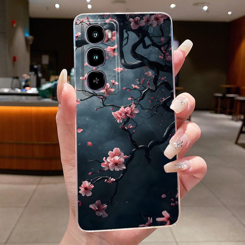 Case For Itel City 100 Cover Clear Luxury Butterfly Fashion Flower Soft Silicone TPU Phone Case For Itel City100 C671L Casing itel City 100