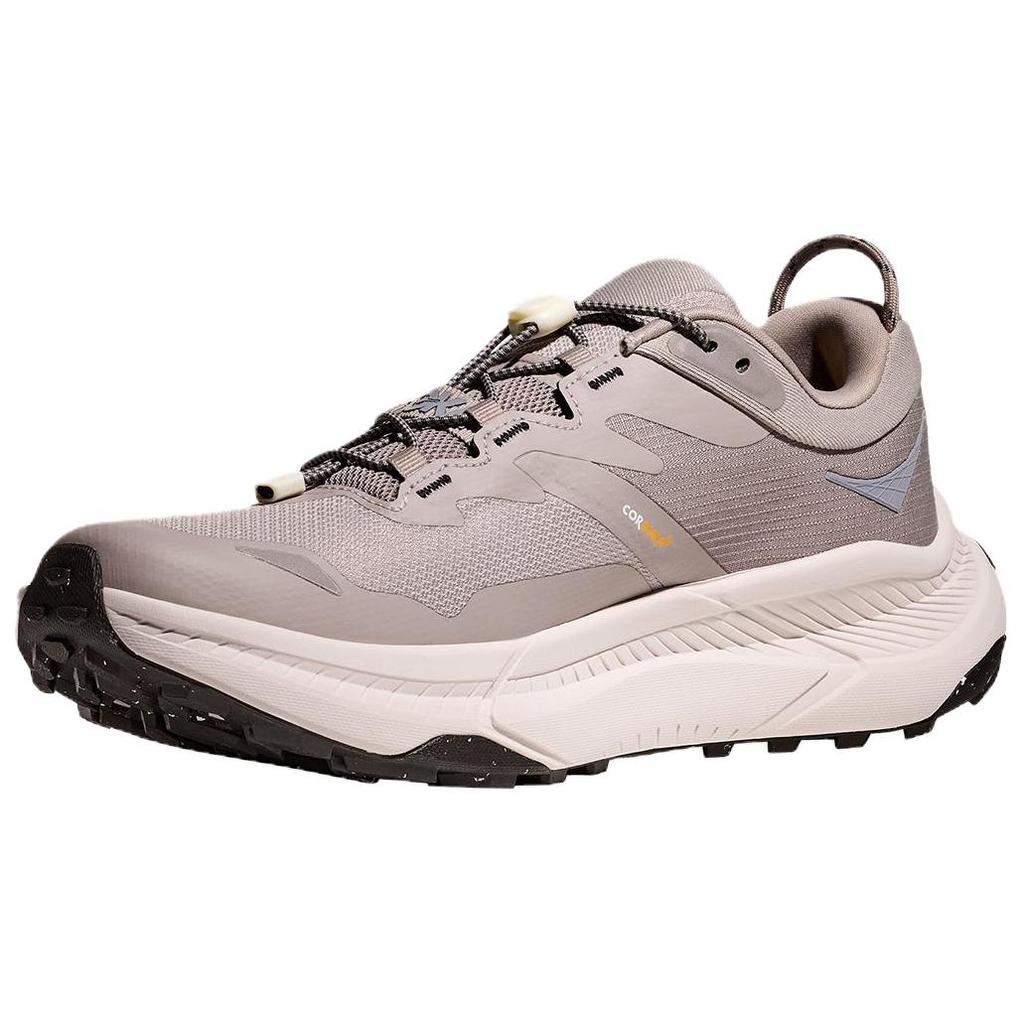 HOKA One One Transport Gtx Comfortable Durable Waterproof Breathable Supportive Balanced Grip Low Top Hiking Shoes Men Hiking Shoes Gray 1133957F-CSTC