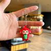 Cute Cartoon Sheep PVC Keychain Smooth Edge Multi Colors Bag Pendant Safe Souvenir Gift for Toddlers Backpack Decor