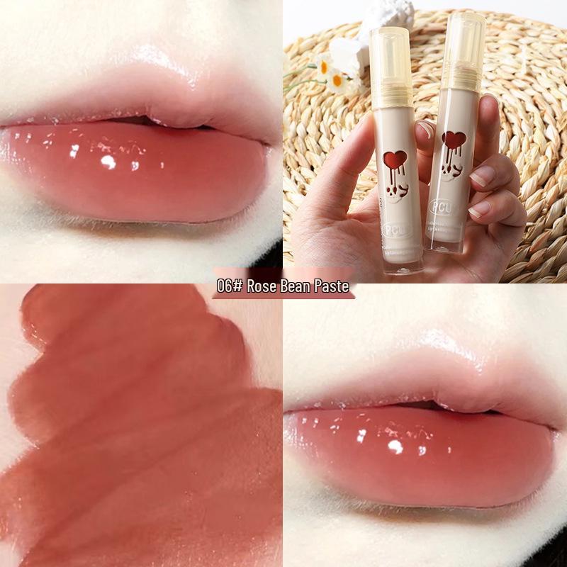 

PCU Водная рябь Зеркальный финиш Стойкий Водостойкий Блеск для губ для пухлых и сияющих губ