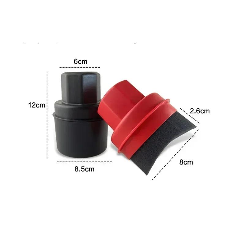 Auto Reifen Wachsschwamm Auto Wachs Applikator Pad mit Deckel Gebogene Form Einfaches Wachsen Reifen Schwamm Reifen Reinigungswerkzeuge Detaillierungsbürste