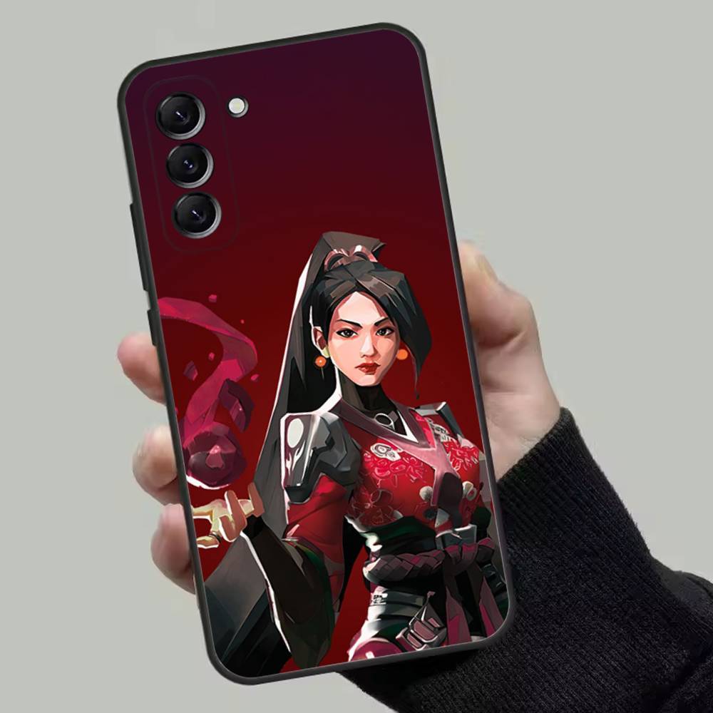 Hot Valorant Game Phone Case For Samsung Galaxy A13,A21s,A22,A31,A32,A52,A53,A71,A80,Soft Black Shell