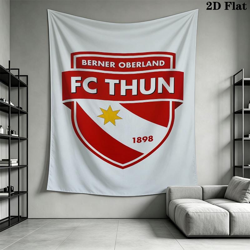 Fc Thun Wall Tapestry Aesthetic Wall Hanging Printed Fabric Blanket Decorative Tapestries for Bedroom Living Room Home Decor