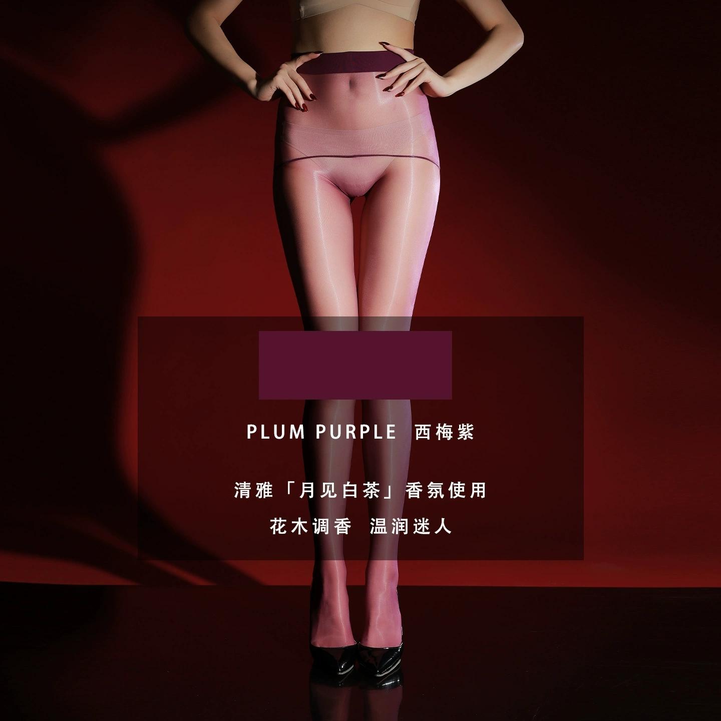 

Сексуальные чулки с глубоким вырезом в области промежности, с высокой талией, 3D ультратонкие, масляные, блестящие, прозрачные колготки, женские чулки, формирующие, клубная одежда One Size