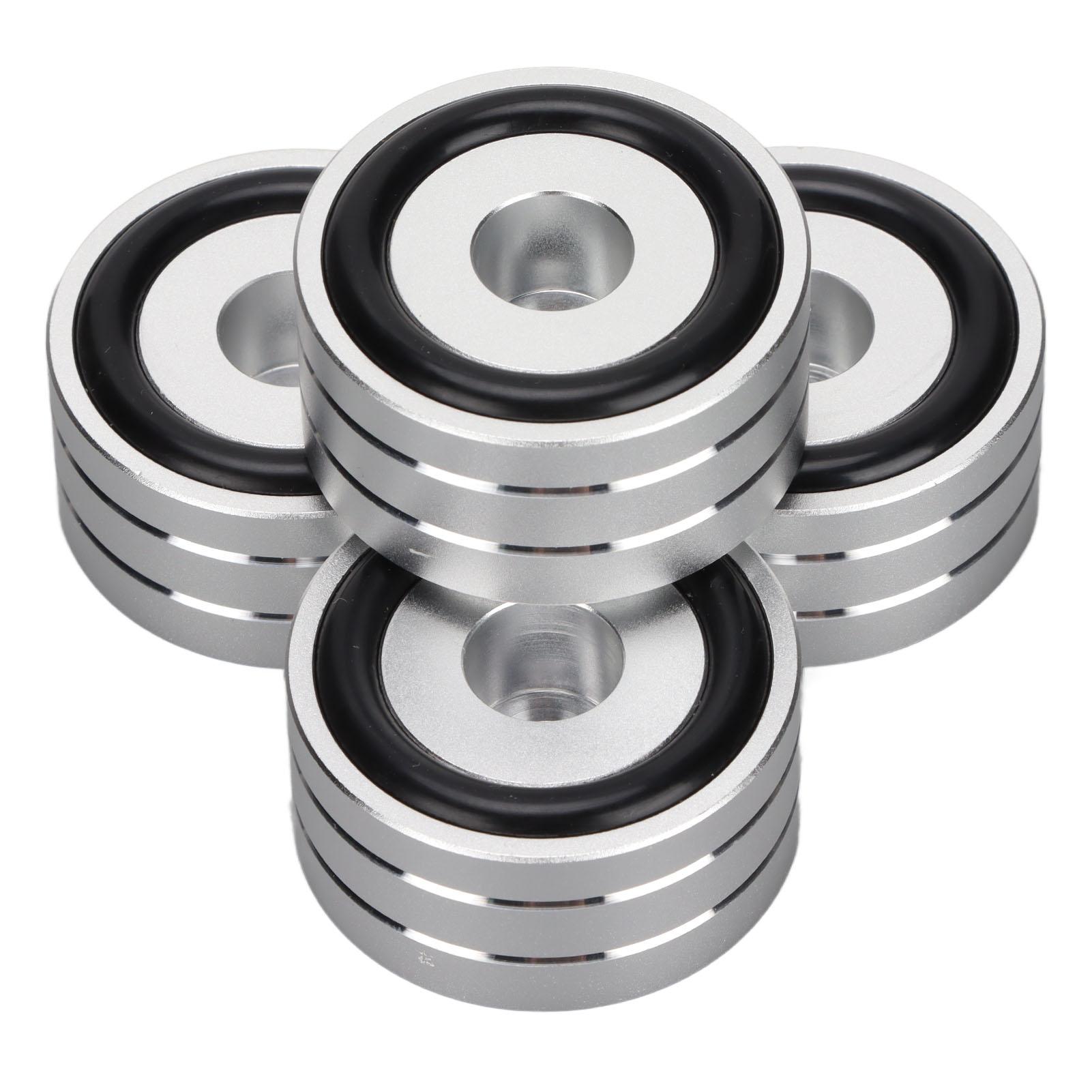 

4pcs SP4010 Speaker Isolation Spike Stand Foot 40x20mm 1.57x0.78in Speaker Spikes for DAC Amplifier Recorder серебряный